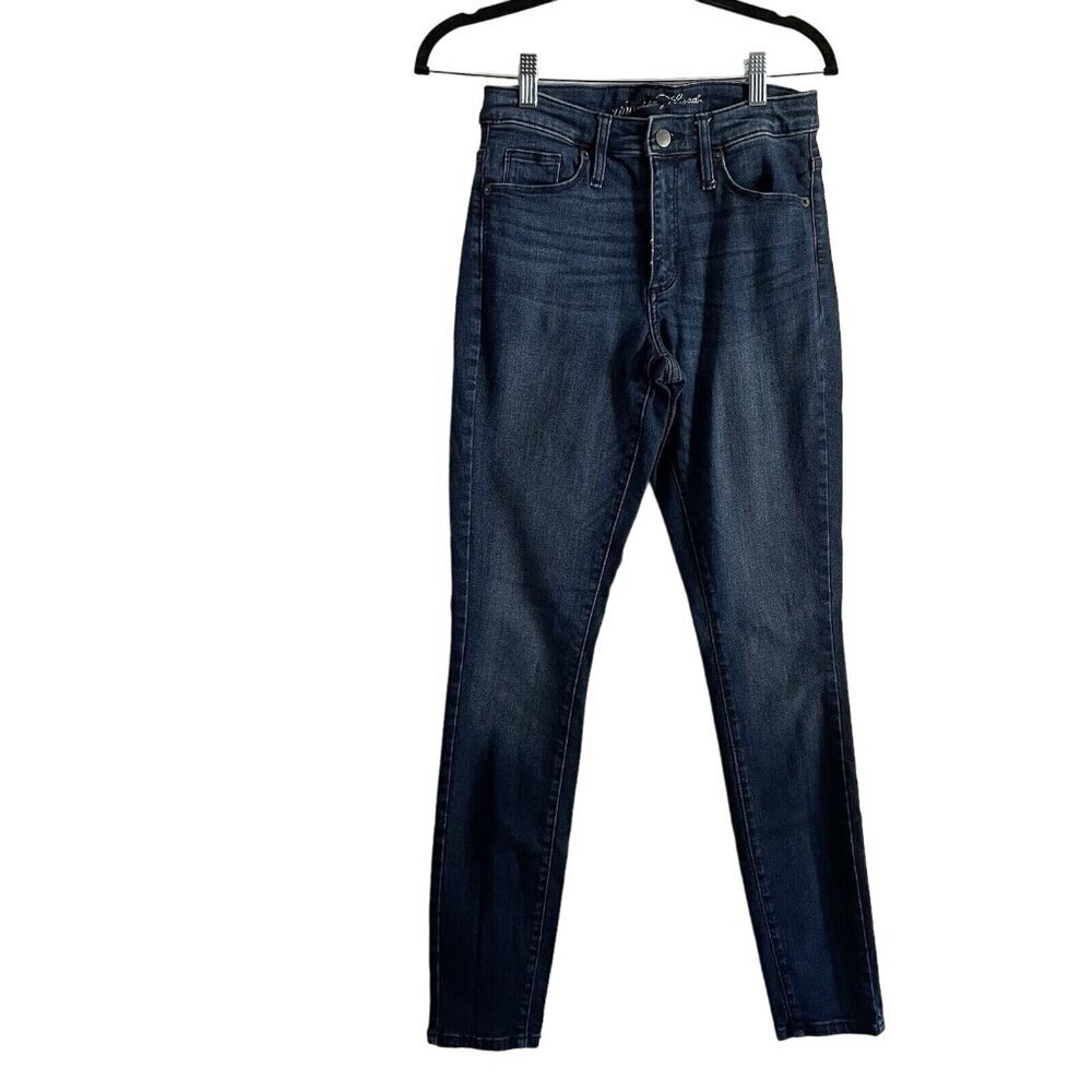 Universal Thread Women SZ 4/27R Blue Dark Wash Skinny Denim Jeans